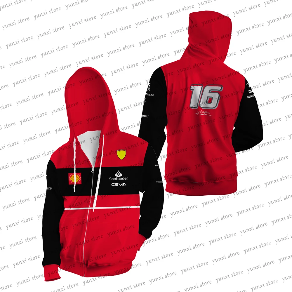 2022-hot-sale-new-f1-formula-one-ferrari-team-red-zipper-shirt-men's-extreme-sports-racing-t-shirt-fashion-outdoor-sports-jacket