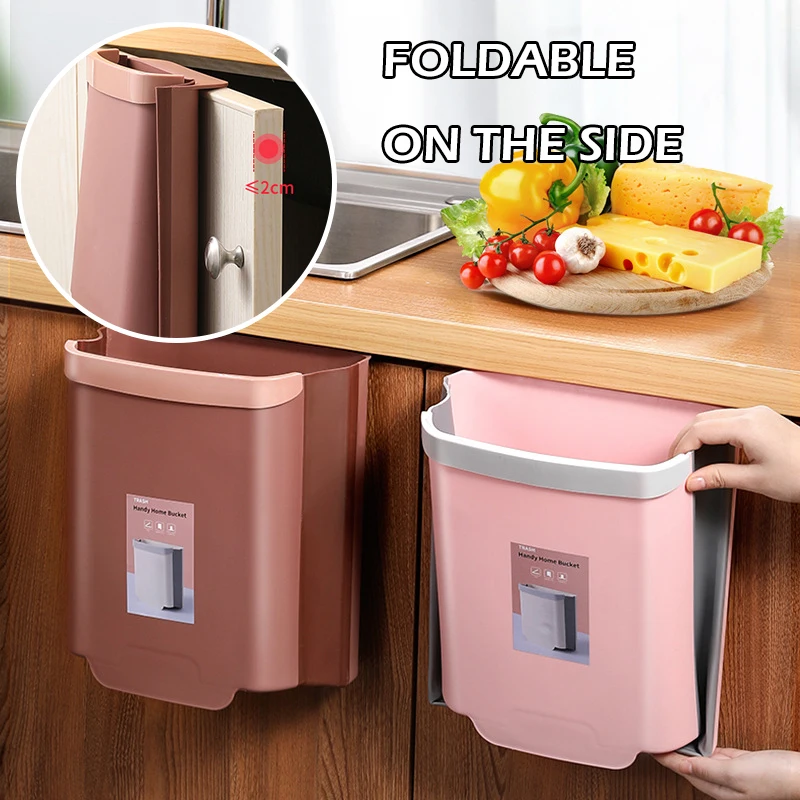 

Кухонное складное ведро для хранения, ведро для двери шкафа, мусорное ведро, многофункциональные домашние Органайзеры для хранения, кухня