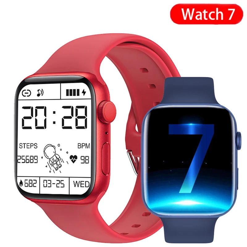 

2022 IWO 14 Series 7 Smart Watch DIY Face Heart Rate Men Women Fitness Tracker T200 Plus Smartwatch For Android Xiaomi IOS Phone