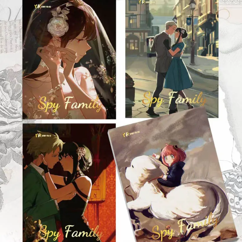 Оптовая продажа шпионская семейная коллекция карт Waku креативный мир Qr Ssr