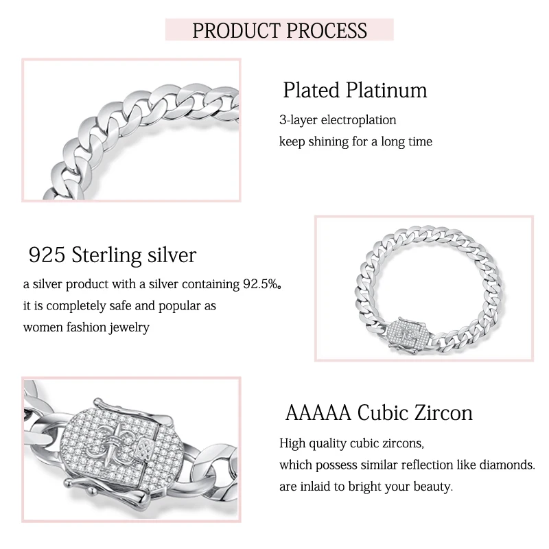 LAYA 2022 новый модный мужской браслет с кубинской цепочкой классический