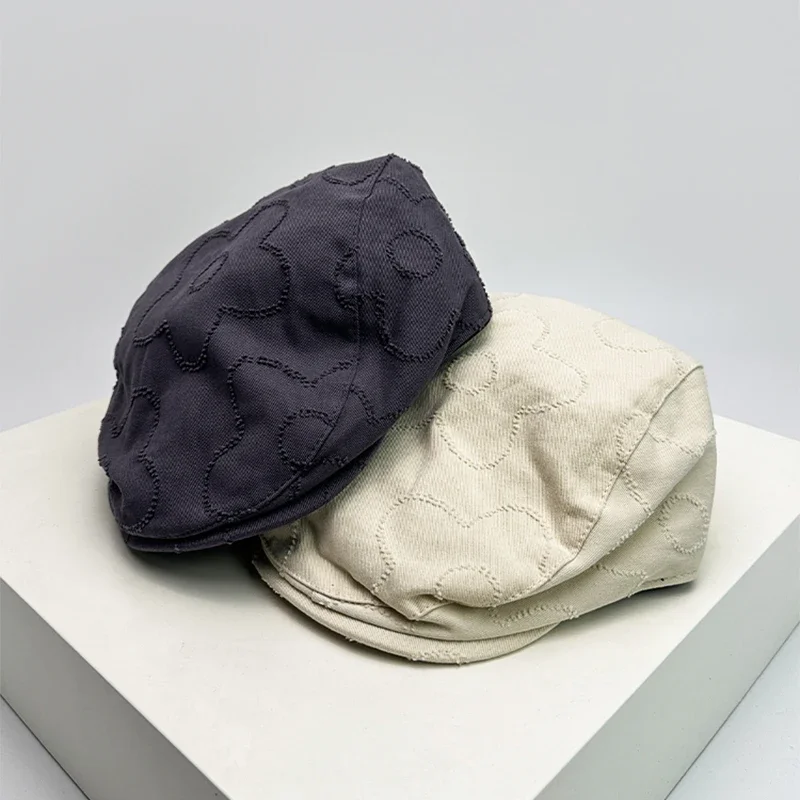 Новинка женские ретро шляпы с цветами и козырьком дышащие нишевые