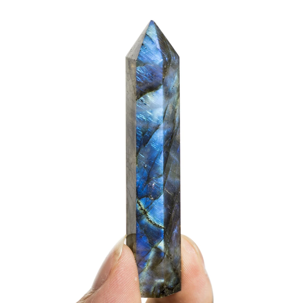 

Натуральный лунный камень колонна 4-8 см