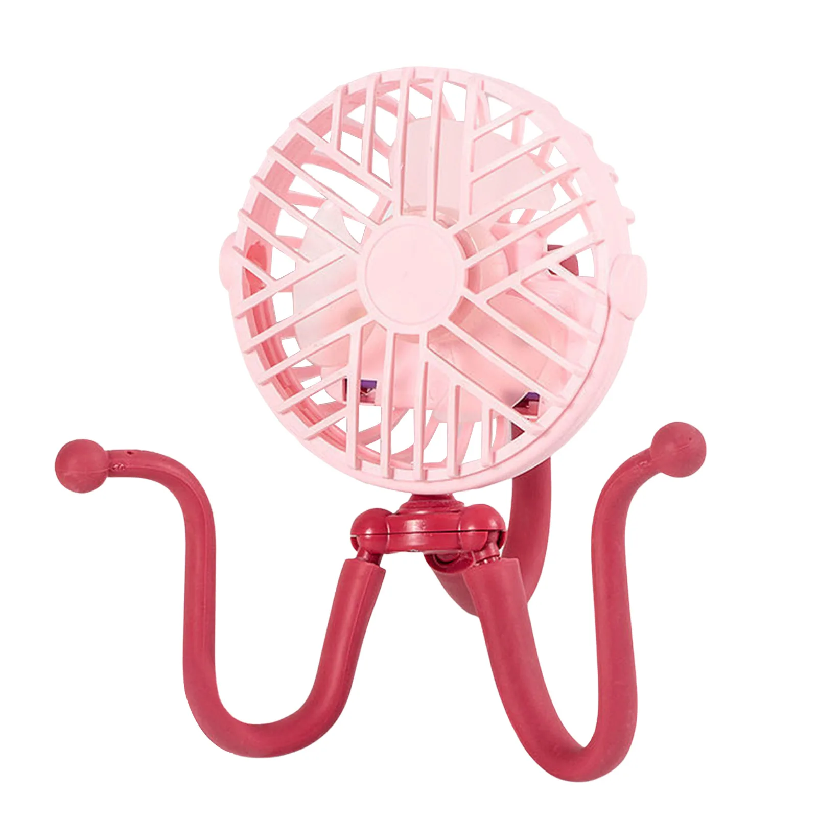 

Octopus Fan Baby Stroller Portable Fan Rechargeable Personal Fan With Flexible Octopus Tripod Portable Handheld Desktop Fan
