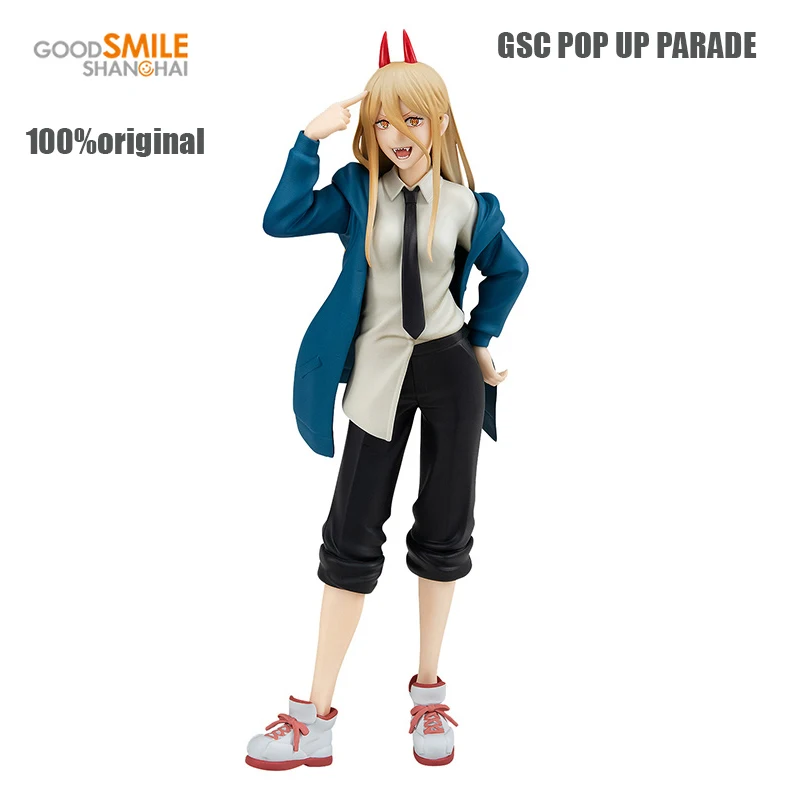 

100% Original Good Smile GSC POP UP PARADE Chainsaw Man Power Figure 17Cm Anime Action Figurine Model Toys for Boys Gift