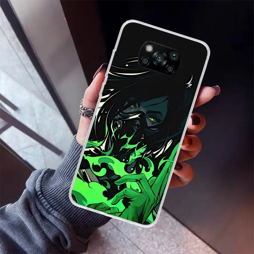 Чехол для телефона Valorant Game Cool Xiaomi Poco X6 X5 X4 X3 Nfc F6 F5 Pro F4 Gt F3 F2 F1 M5S M4 M3 5G Soft Cover Print Fundas