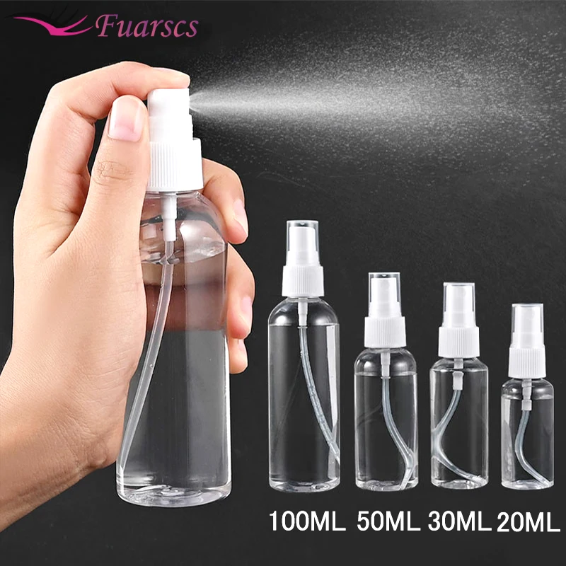 20/30/50/100ml Refillable Bottles Transparent Plastic Perfume Atomizer Mini Empty Spray Bottle Portable Travel Accessories