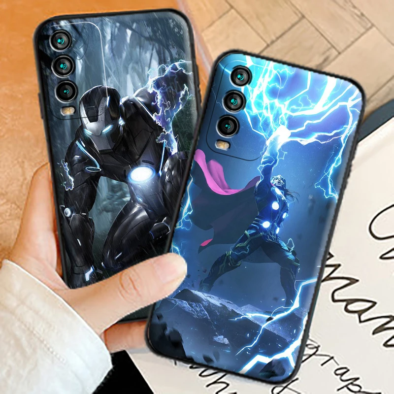 

Marvel Phone Cases For Xiaomi Redmi 9AT 9 9T 9A 9C Redmi Note 9 9 Pro 9S 9 Pro 5G Coque Funda Back Cover