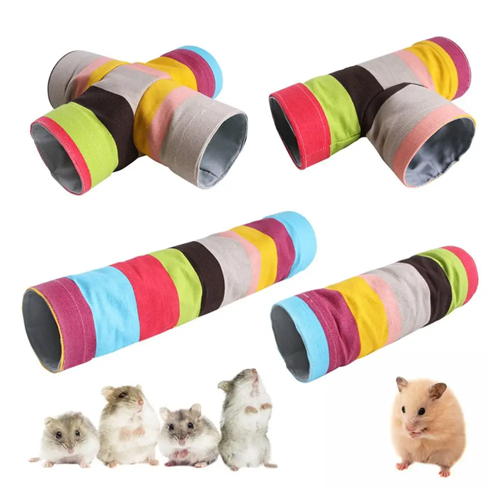 

Canvas Collapsible Small Animals Spacious Space Hamster Tunnel Pet Game Tunnels Tubes Guinea Pig Tunnels