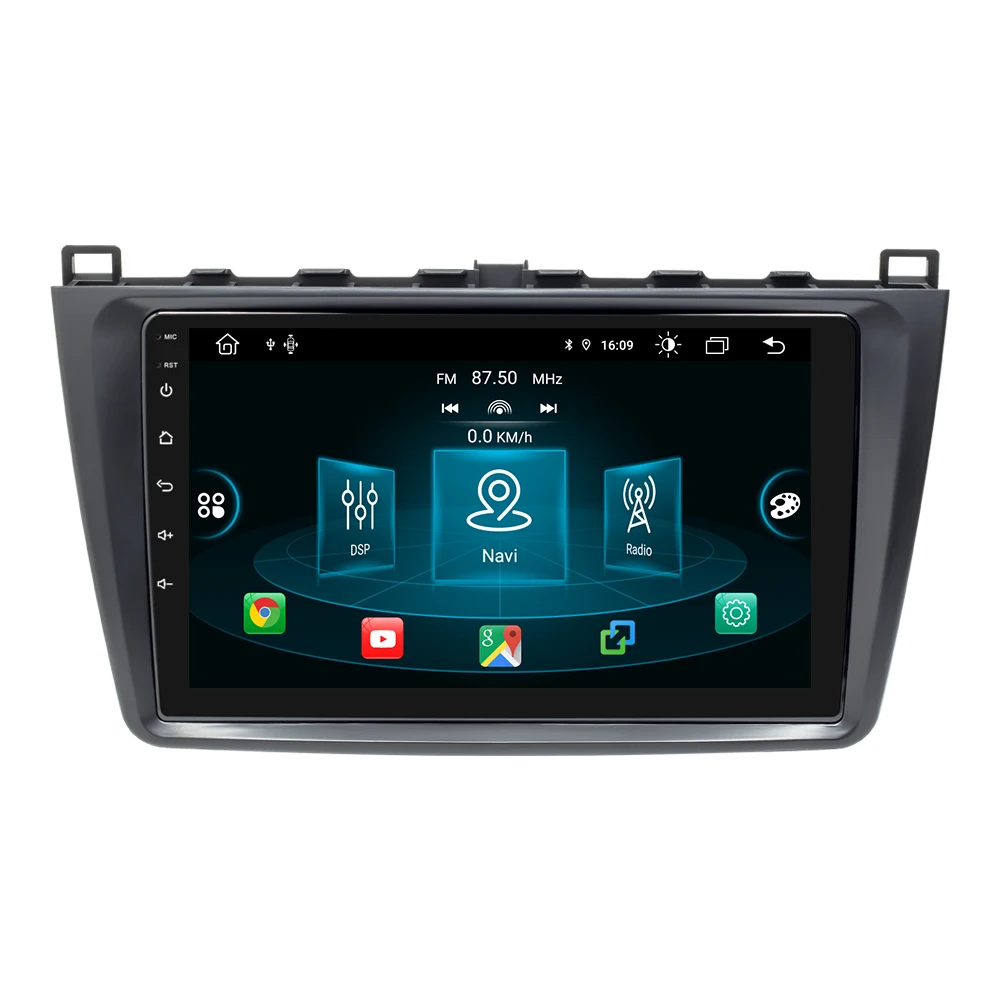 Автомагнитола DSP 8G + 128G Android 11 мультимедийный видеоплеер для Mazda 6 2007 2008-2012