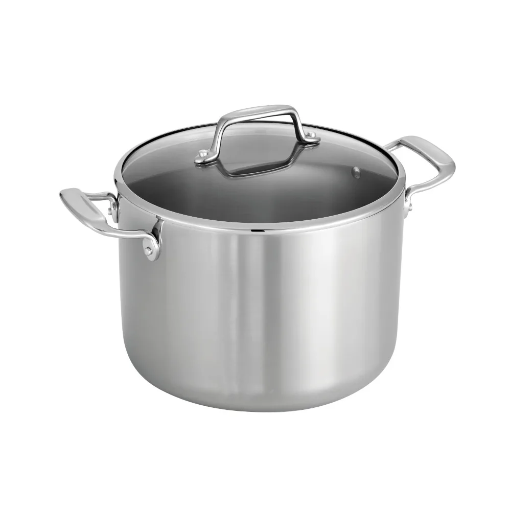 

Tramontina Tri-Ply Clad 8 Qt Covered Stainless Steel StockPot
