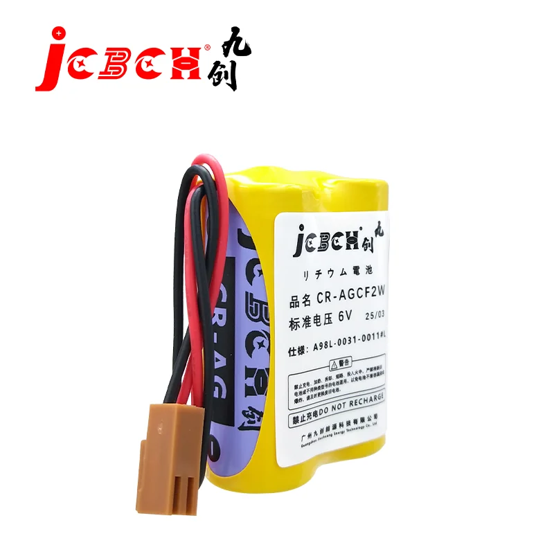 Фото Литиевая аккумуляторная батарея JCBCH CR-AG-2 6.0V для промышленного управления, программаторов ПЛК, сервоприводов, контроллеров ЧПУ, датчиков дыма №4