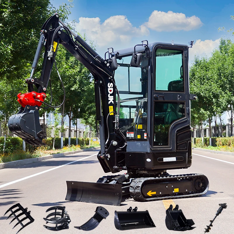 Рисунок 2 - Китайский маленький мини-гусеничный экскаватор на 1