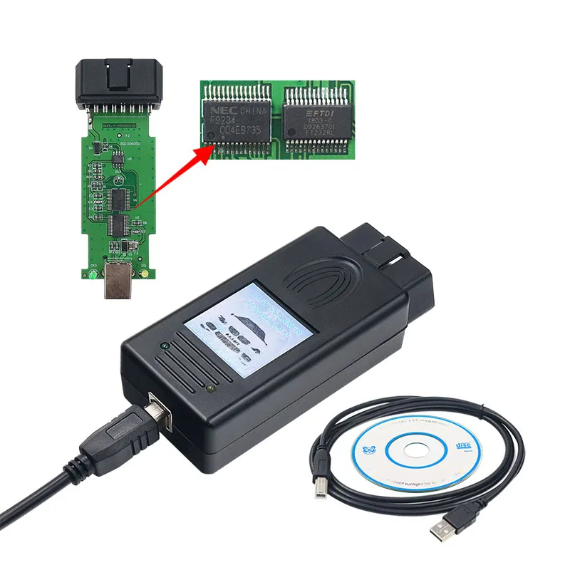 Качественный кабель для BMW K DCAN Switch + in pa OBD2 Диагностический USB интерфейс