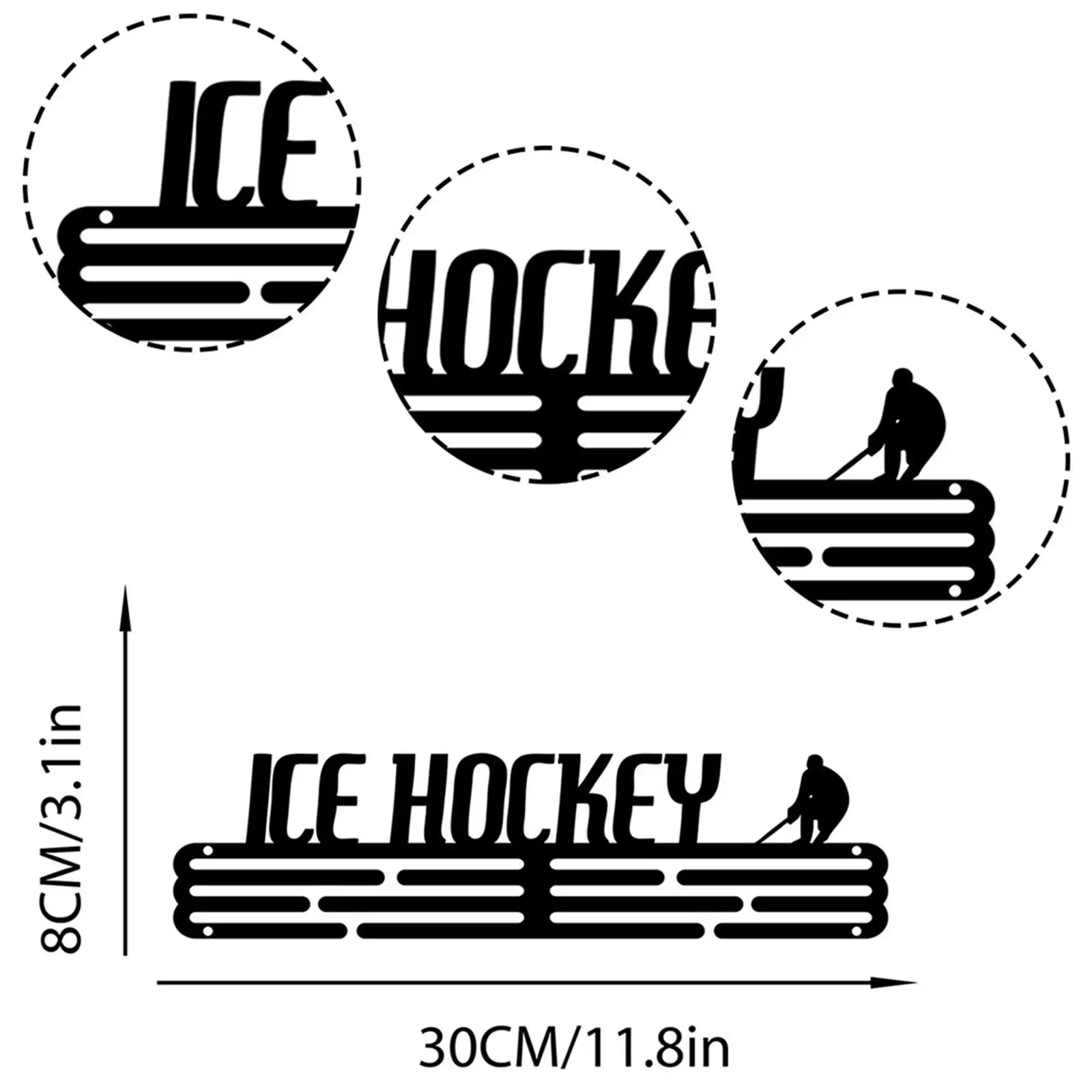 Вешалка для хоккейных медалей настенная вешалка подарков рамка дисплея