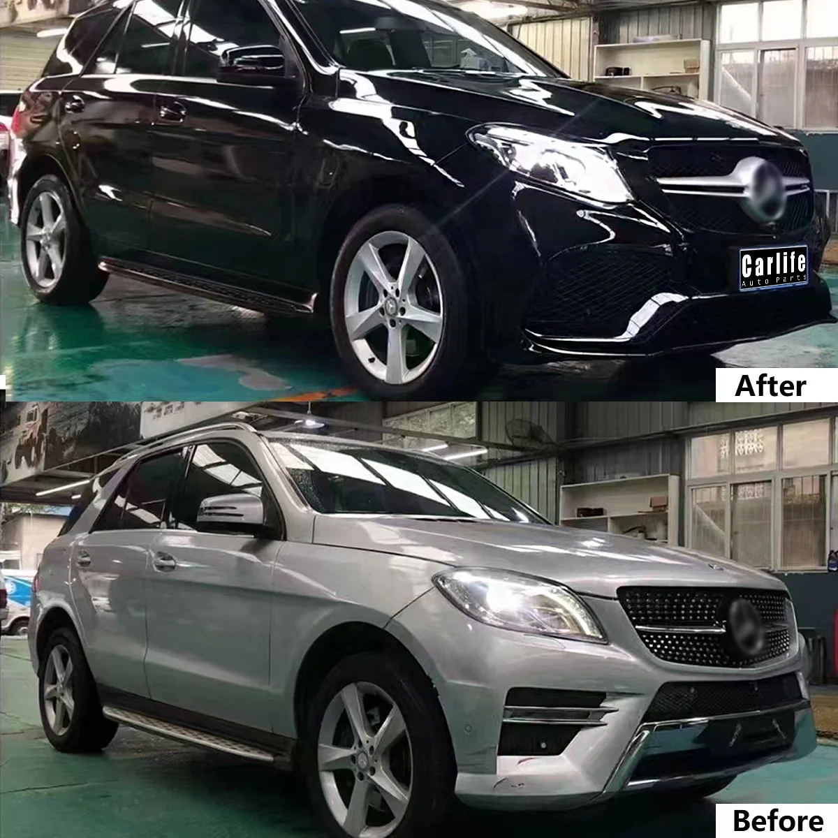 Автомобильный бампер часть Bodykit полный комплект кузова W166 ML обновление GLE Class GLE63