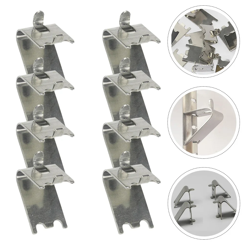 

8Pcs Portable Freezer Shelf Fixing Brackets Refrigerator Hooks Freezer Shelf Hooks Cooler Shelf Supports