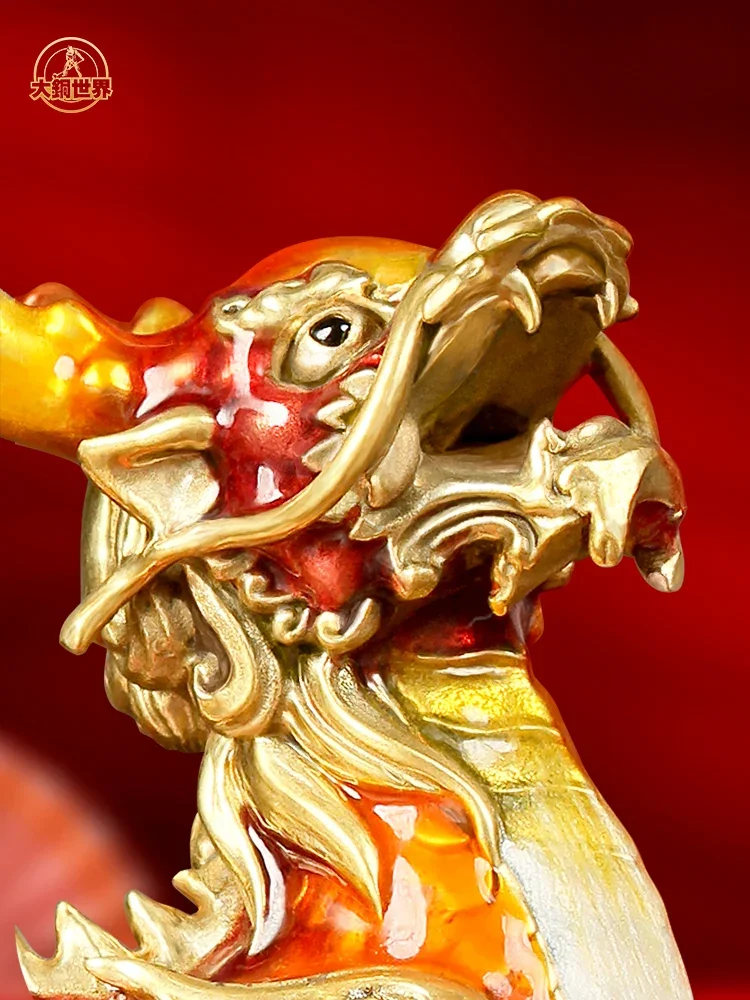 Медный орнамент в виде единорога пара медных городских домов украшение для входа