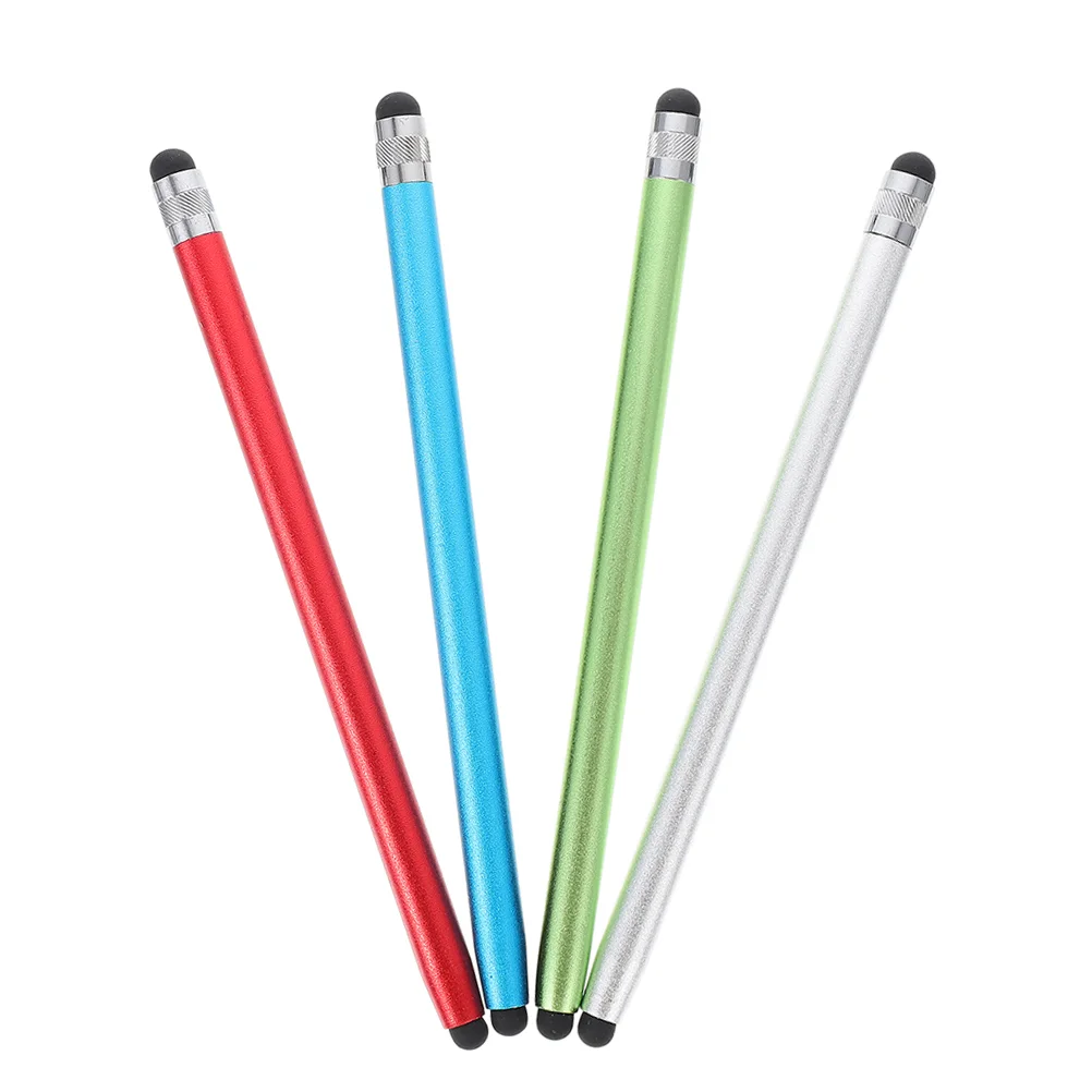 

4pcs Capacitive Pen Double Sides Durable Portable Phone Accessory Touch Screen Pen Drawing Stylus Pen