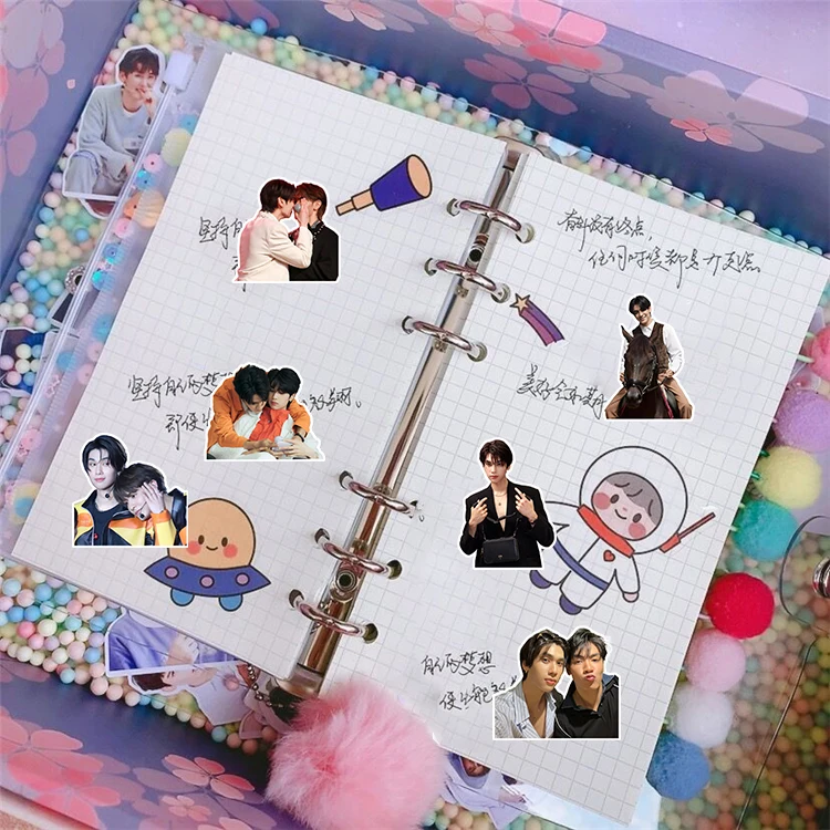 56 шт. водостойкие наклейки для дневника