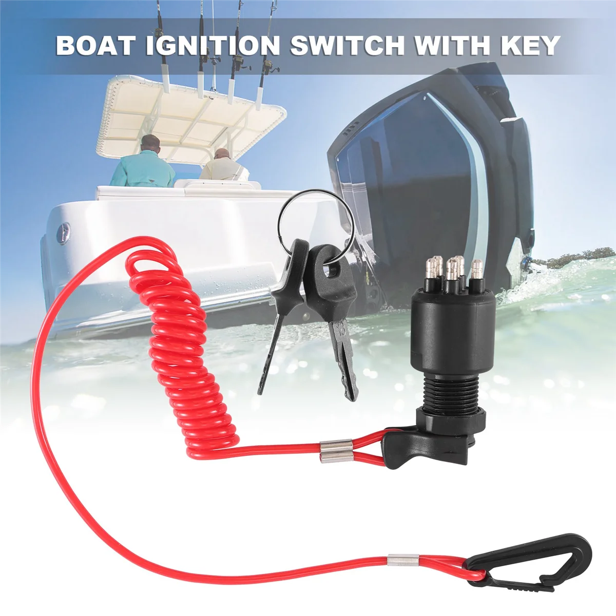 Ключ зажигания предохранительный шнур замок в сборе для рхв BRP 1996 Up Johnson evinгруб