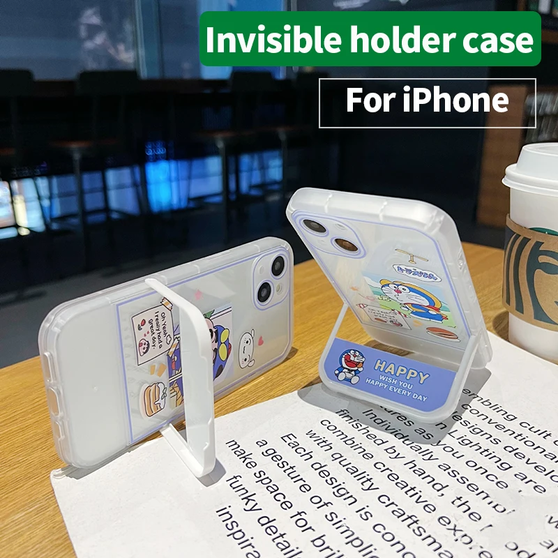 

Невидимый Чехол-держатель для IPhone 14 13 12 11PRO MAX Apple 14plus XR XSMAX, чехол для телефона 8 7 6PLUS, полноразмерный защитный чехол
