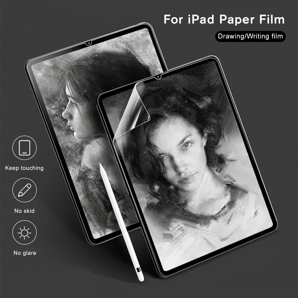 

2pcs Paper Like Film For Apple iPad ( 2022 ) Screen Protector For iPad 10th A2757 10.9" Writing Painting Matte Cover Soft Films