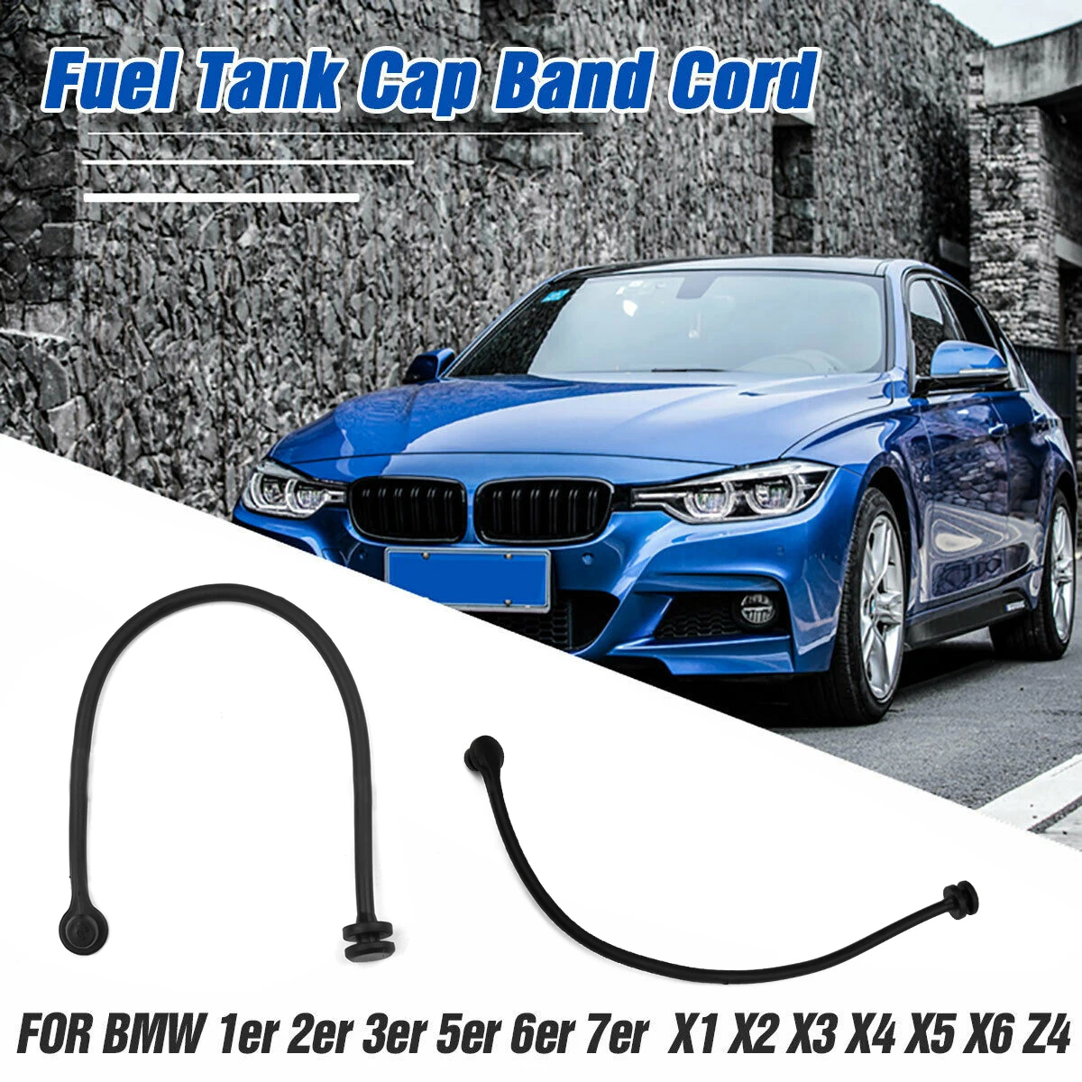 

Fuel Tank Cap Cable Wire For BMW E81 E87 E88 E46 E90 E91 X3 X5 X6 16117193372 Fuel Tank Cap Band Cord Tank Cover Line Cable