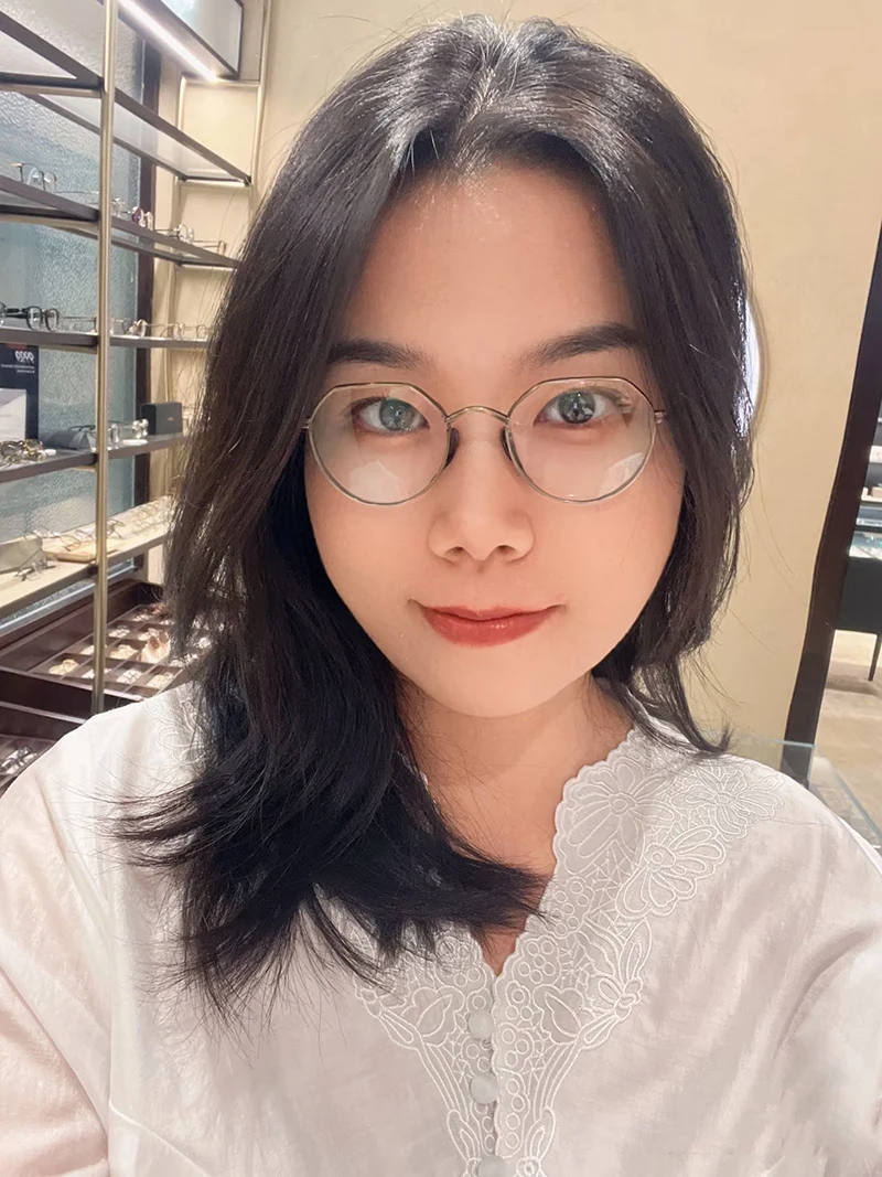 Японские очки ручной работы из чистого титана оправа для мужчин и женщин KMN9916