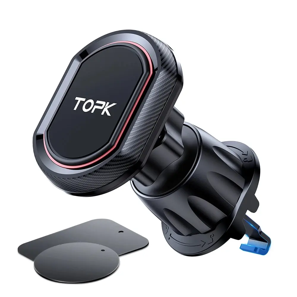 

Магнитный Автомобильный Держатель Для Телефона TOPK, Сверхмощный Магнит N52