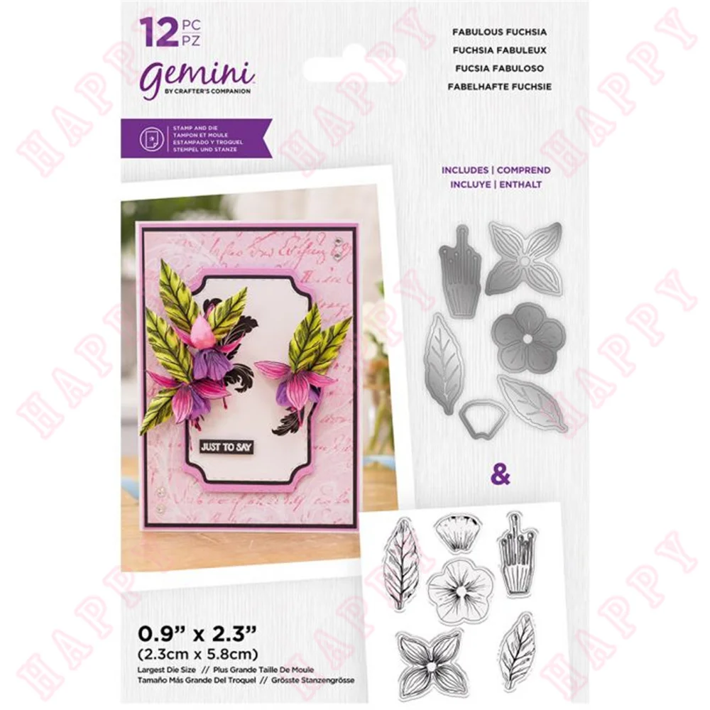 

Selling Season Product New Fabulous Fuchsia Metal Cut Dies Stamps Scrapbook Diary Decoration Template Diy Greet Card Handmade