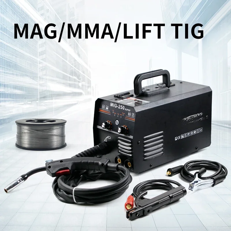 Сварочный аппарат MAG/MMA/LIFT TIG 3 в 1 сварочный MIG-250