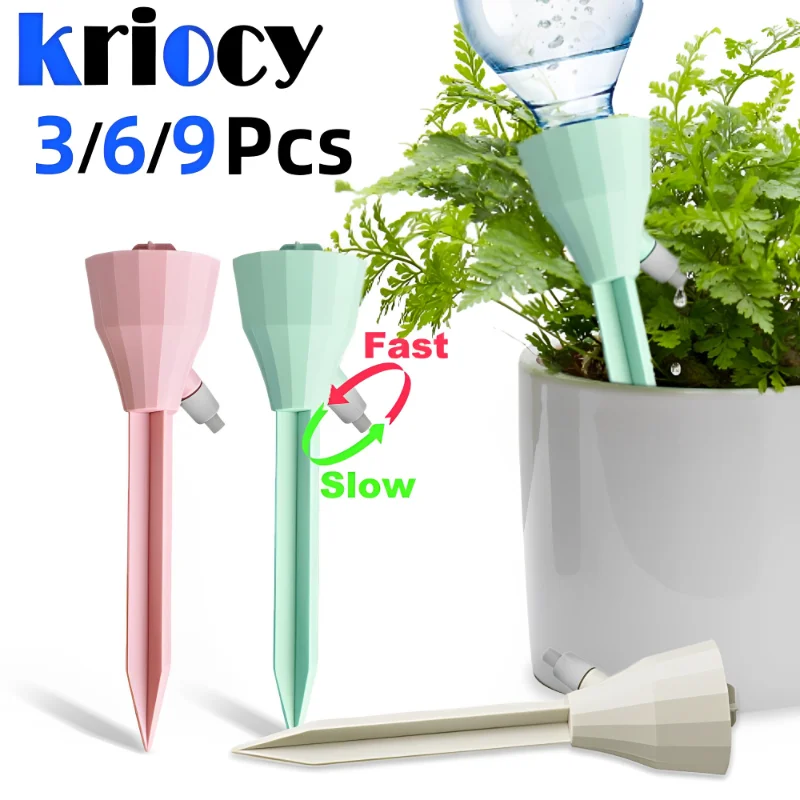 

Automatic Drip Irrigation System Self Watering Spike for Flower Plants Adjustable Auto Water Dripper Greenhouse Garden Device