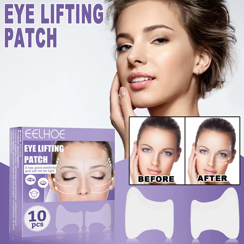 

10PCS Reusable Silicone Anti-Wrinkle Patches Face Eye Lifting Pads Anti Aging Patch Face Lifting Sticker Patches Skin Care Tools