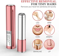 ladies portable facial epilator charging armpit hair private parts shaving hair removal products ear nose hair devi