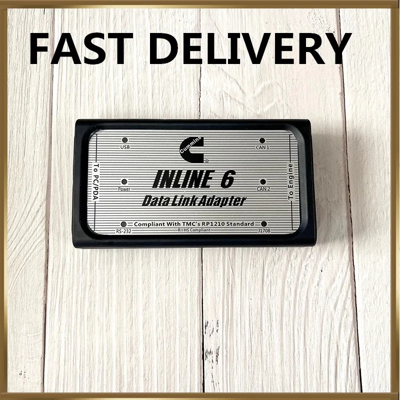 

INLINE 6 V8.7 V7.62 Data Link Adapter Heavy Duty INLINE6 Cummins Diagnostics Complete INLINE Heavy Duty Truck Diagnostic Tool