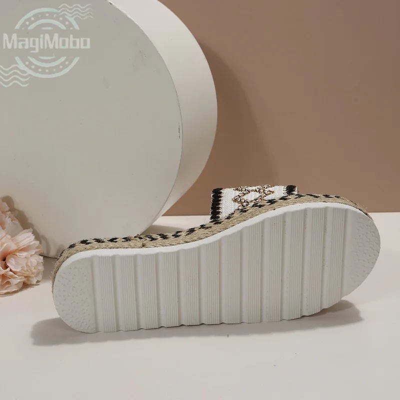 New Women Sandals Summer 2023 Casual Size 35-43 Women Slippers Wedges Fashion Platform Multi-Colors Female Beach Ladies Shoes