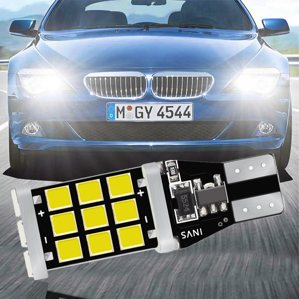 

High Quality New Style Car LED CANBUS Backup Led Reverse Light Brake Lights T15 2835 Chip 21SMD Tail Bulb Auto Turn Signal Lamps