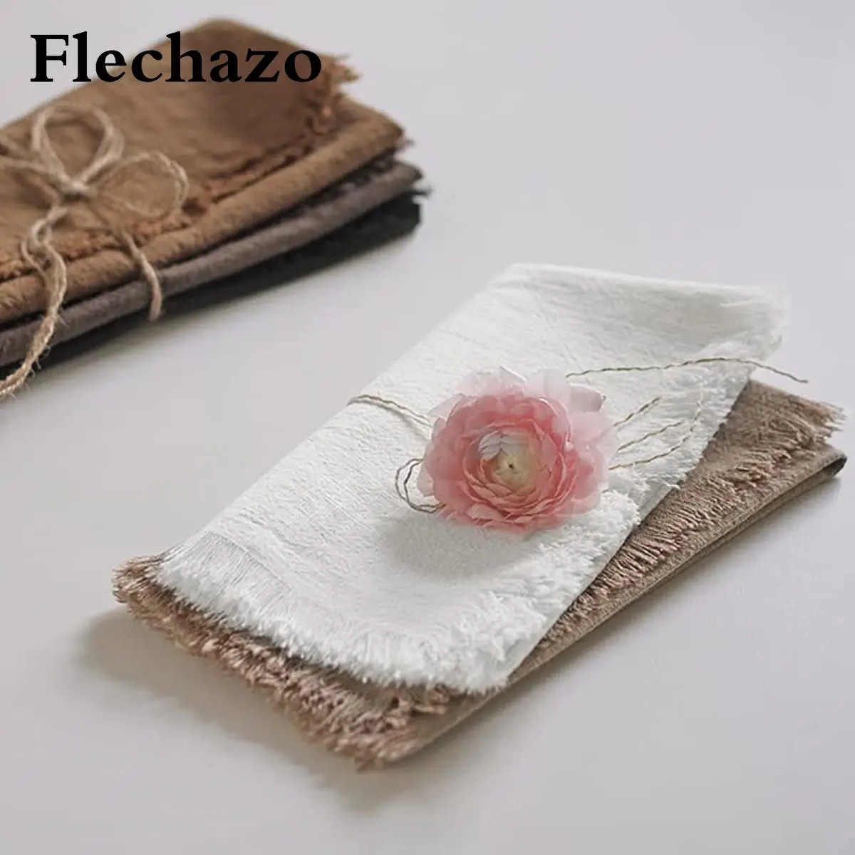 

6pcs Table Napkins Tablecloth Wedding Decoration Dinners Plates Mark Place Serving Kitchen Supplies Linens Dishes Cloth Handmade