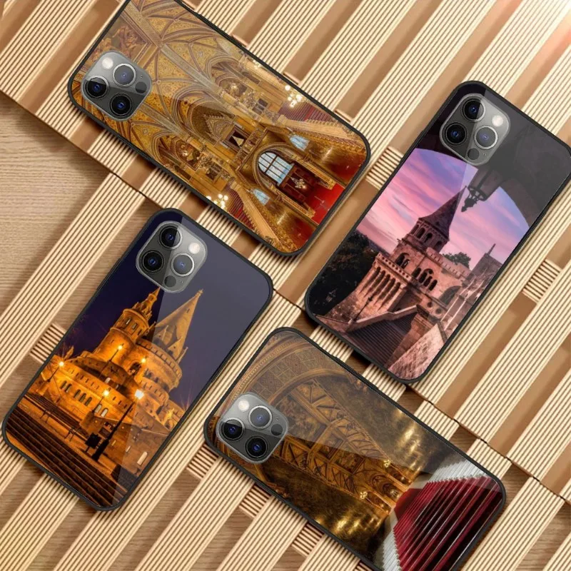 Венгрия Будапешт чехол для телефона для iPhone 14 13 12 11 XS X 8 7 6 Plus Mini Pro Max SE 2022 PC стеклянный чехол для телефона