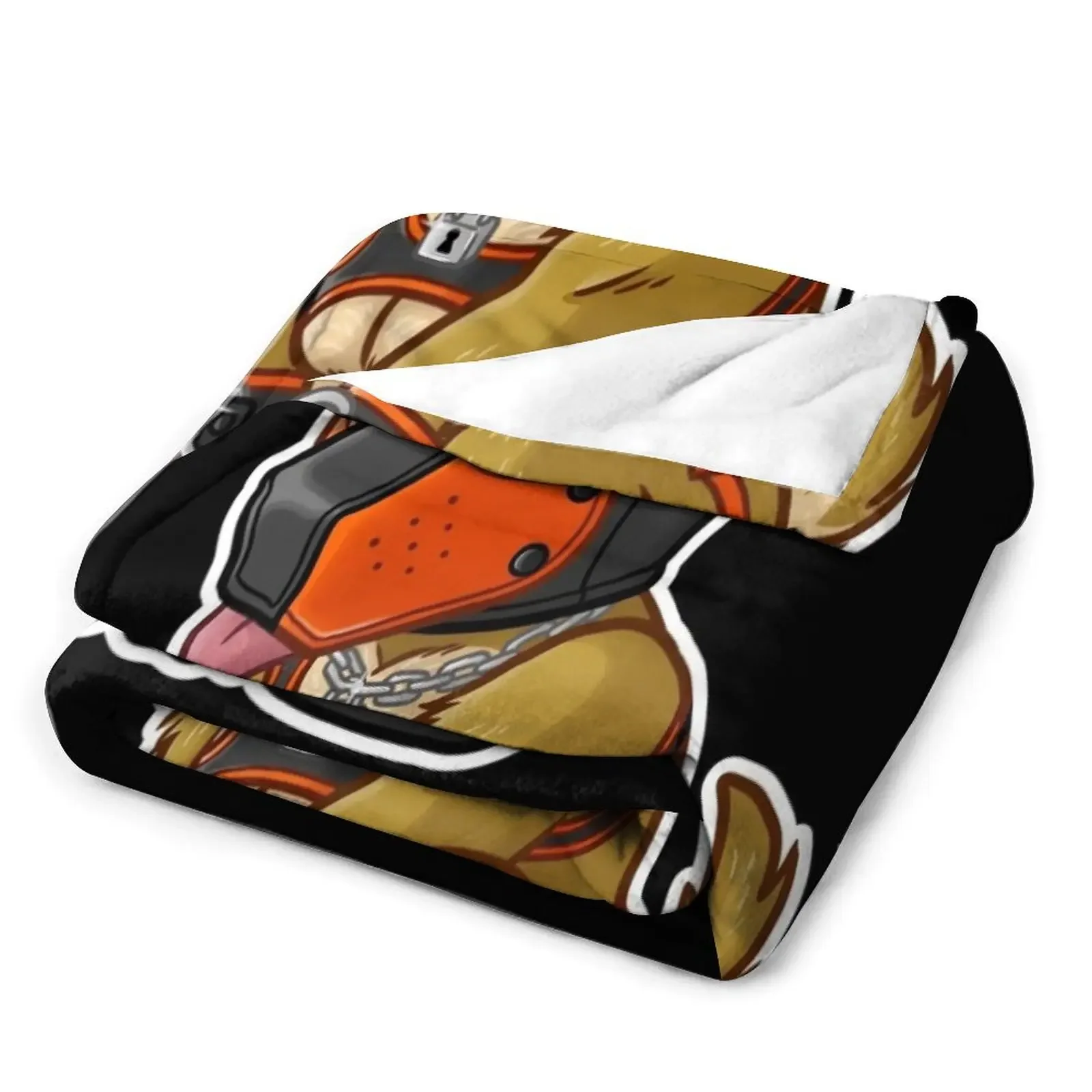 Игривый щенок-оранжевая маска-серия BEARZOO плед одеяло мягкая большая кровать