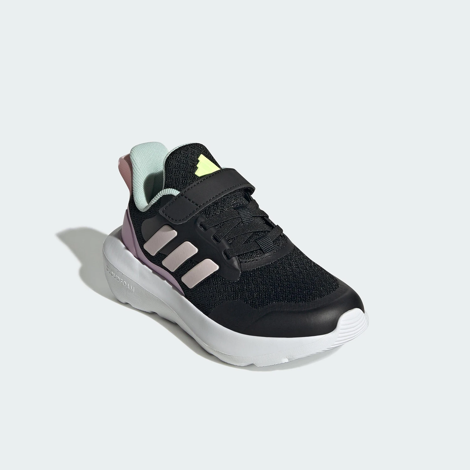 Фото Оригинальные детские повседневные спортивные кроссовки Adidas FORTARUN на липучках JI2192 №2