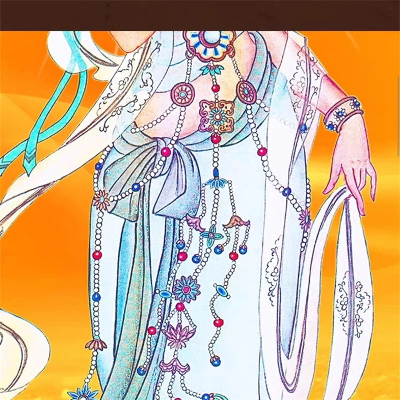 Картина с девятью небесными таинственными Богинями и таинственная мама небесный