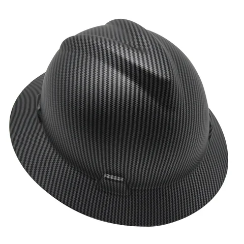 Защитный шлем с полными полями, твердая шляпа из углеродного волокна, кепка для строительства, легкий высокопрочный защитный чехол из АБС-пластика для железной дороги