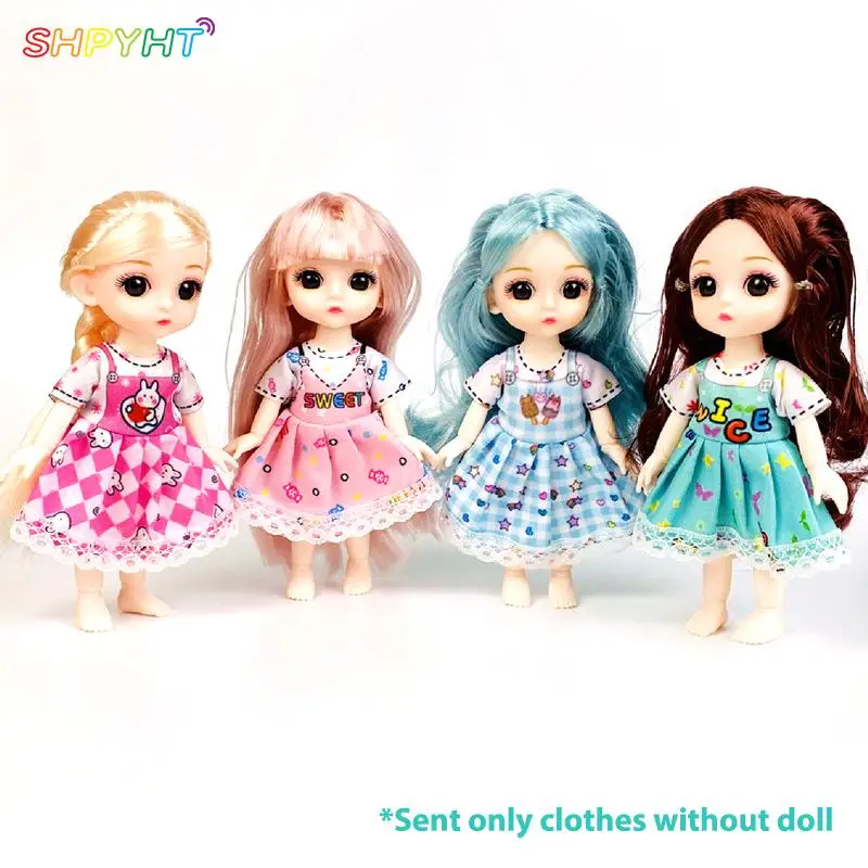 Одежда для куклы 16 см одежда шарнирной 1/12 модное платье юбка наряд обычное 6