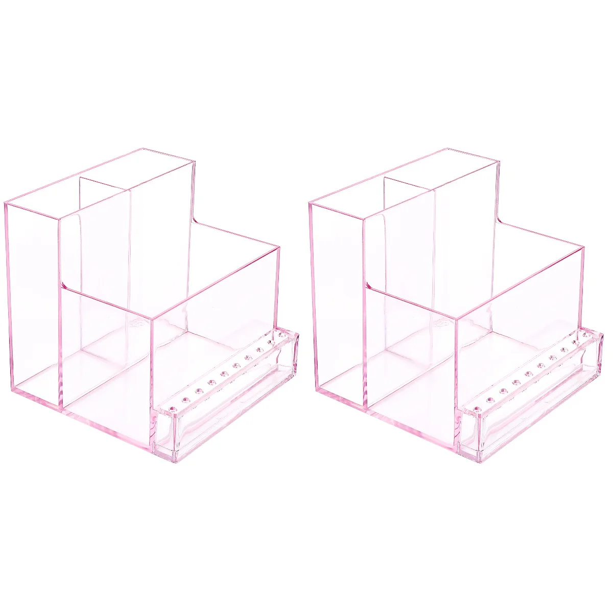 

2 Pcs Grinder Storage Rack Nail Display Stand Nail Stands Grinding Head Nail Drill Bit Organizer Nail Drill Machine Box