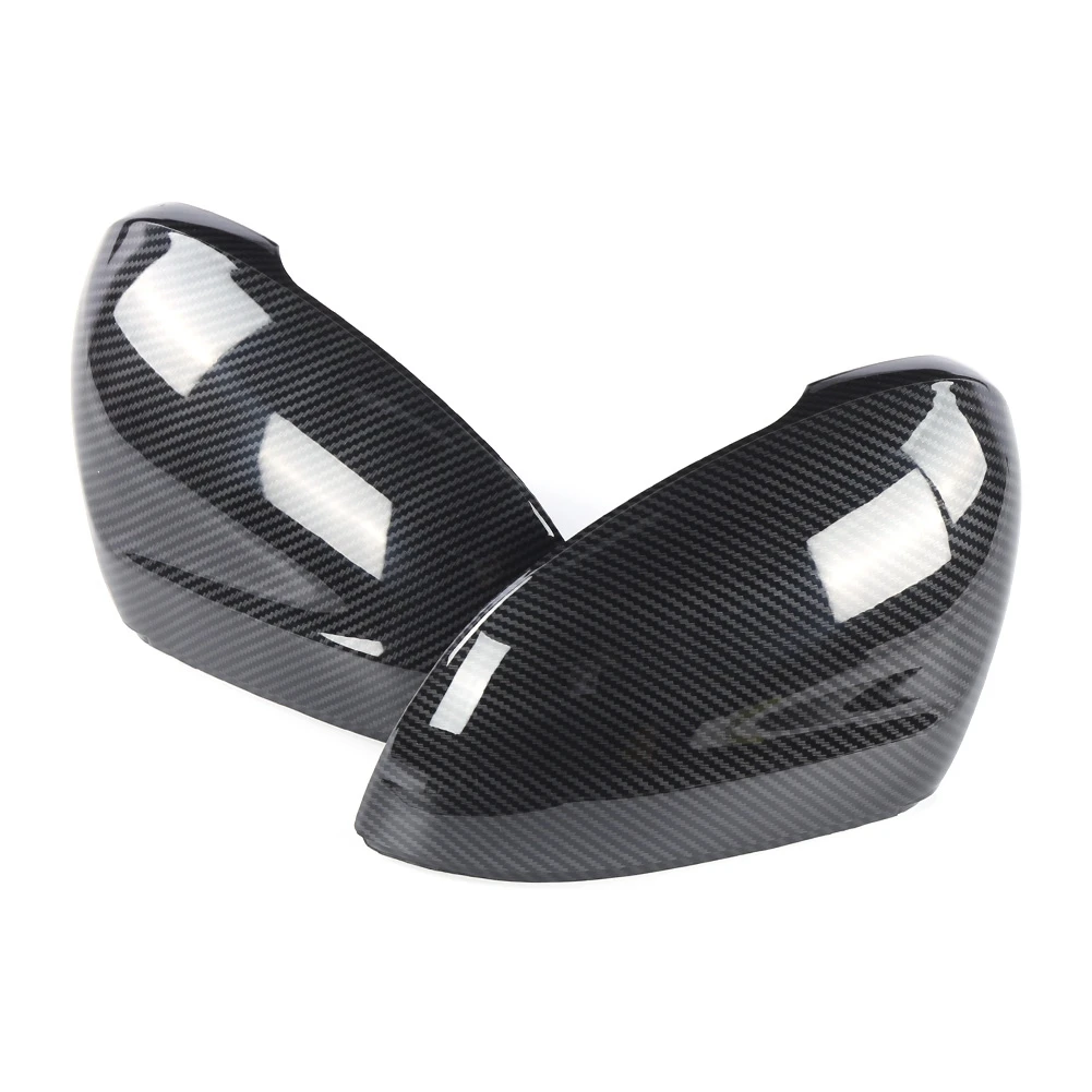 

2pcs Left Right Rearview Mirror Cover Caps Carbon Fiber Style 3G0857537H Fit for B8 CC