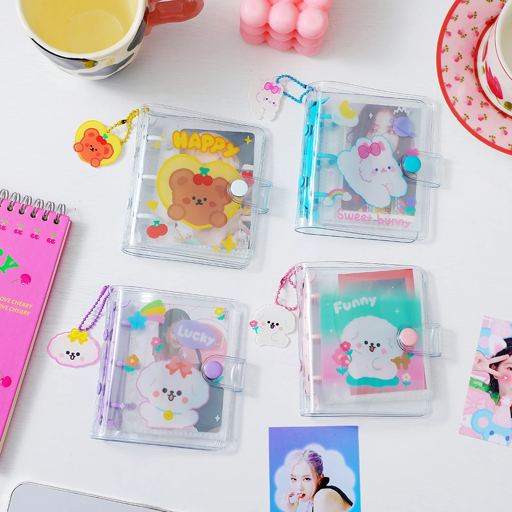 

Kawaii блестящая папка для фотографий Коллекционная книга Kpop открытка с 10 шт. школьных канцелярских принадлежностей