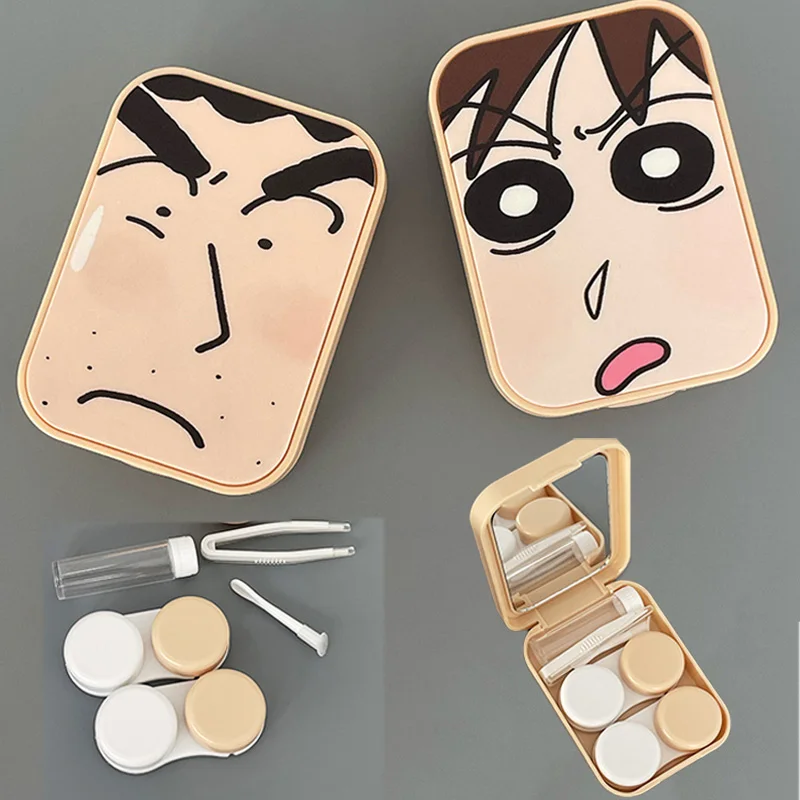 

Аниме Фигурка нохара Хироши Мисе, контактные линзы, новая модель 2023, забавная красота, зрачок, двойная кассета, линзы, контейнер для бутылочек для ухода