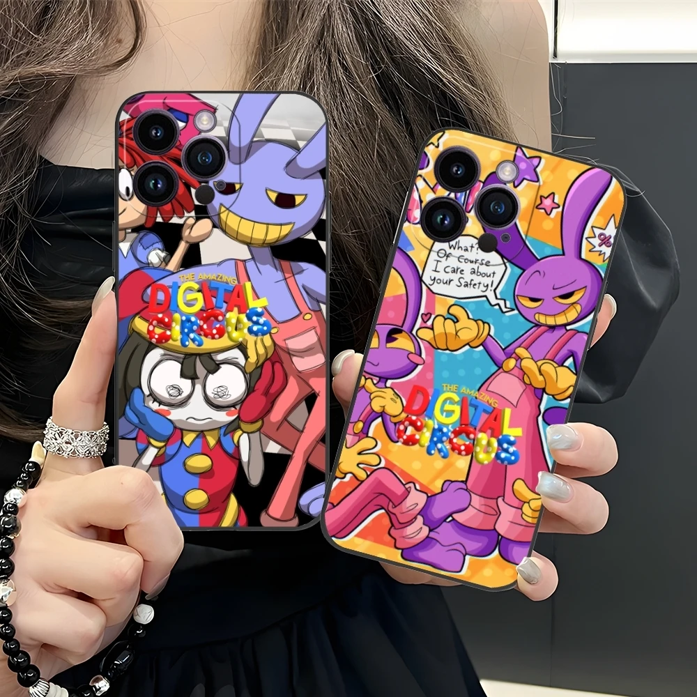 Удивительный цифровой зеркальный чехол для iPhone 15 14 13 12 11 X XR XS 8 7 Pro Max Plus Mini черный